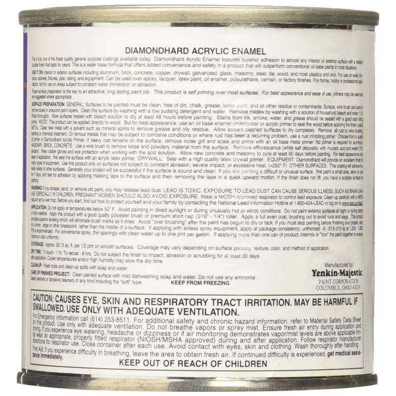 Majic Paints 8-1501-2 Diamond Hard Acrylic Enamel High Gloss Paint,