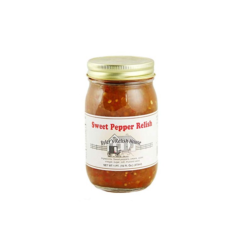 Byler's Relish House Homemade Amish Country Sweet Pepper Relish 16