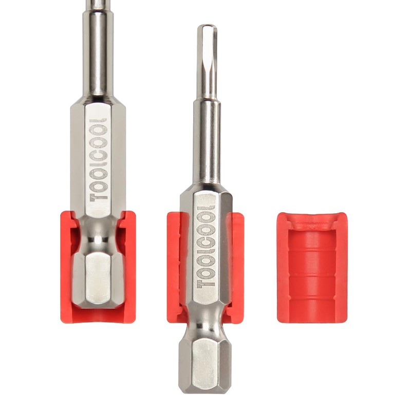 Toolcool 10 Pcs 12 Holes Hex Bit Holder Organizer Screwdriver