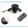 Veanic 4-Pack Replacement Joystick Analog Thumb Stick for Switch Joy-Con