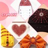 15000Pcs Red Flatback Hotfix Rhinestones for Bedazzling, Red Hotfix Gems