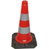 UvV® Bigfoot Traffic Cone 50 cm Pylons (HD-PE, Hard) Red