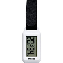 TRUSCO Splash-proof Portable Thermometer/Hygrometer Withmo PTH-DP