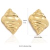 Julyls Gold Jellyfish Shell Earrings Conch Shell Earrings Trendy Summer