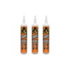 Gorilla Heavy Duty Construction Adhesive, 9 ounce Cartridge, White, (Pack
