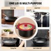Universal Lids for Pots, Pans and Skillets, Replacement Pan Lid