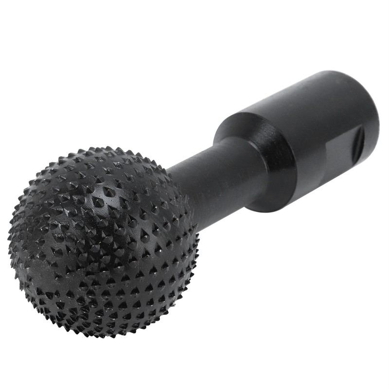 10mm Spherical Rotary Burr Wood Carving Drill Head Carbon Steel