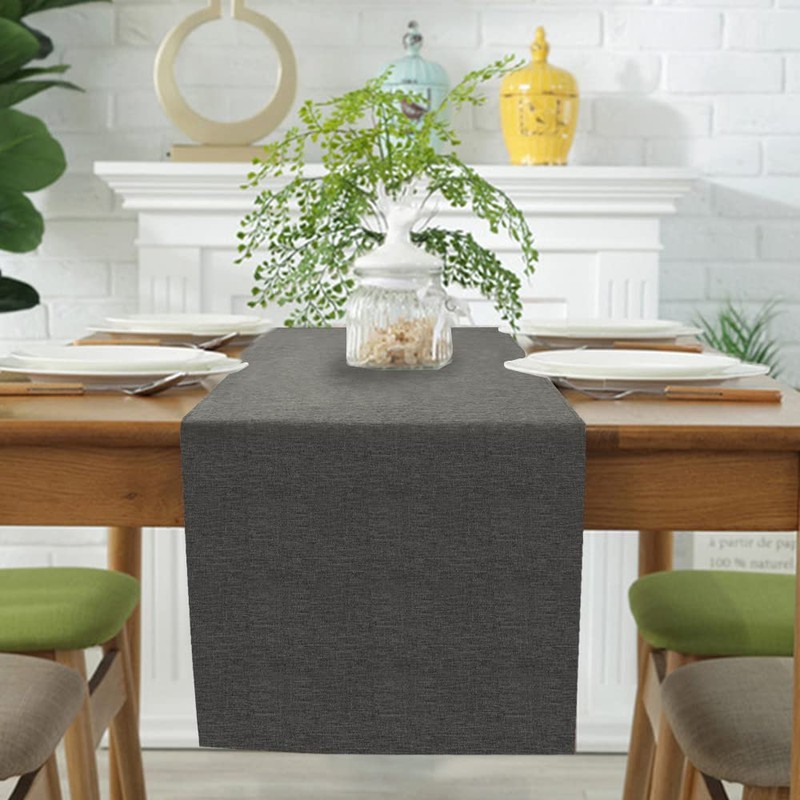 Modern Decorative Table Runners - Waterproof, Outdoor, Grey (40*180 cm)