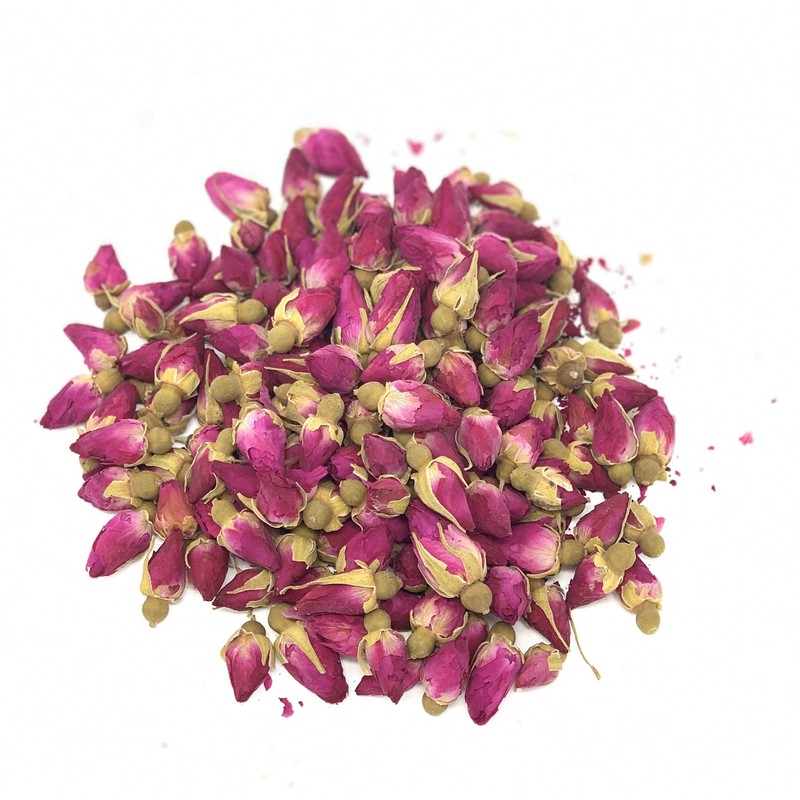 Greenlike Natural Dried Rosebud Flower Rose Bug tea 16oz Rose