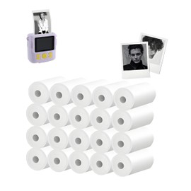 20 Rolls of Instant Camera Paper for Kids, HD Thermal Print Paper Refill for Mini Printer & Instant Cameras, Creative, Safe & Non-Toxic, Non-adhesive, Perfect for DIY Fun