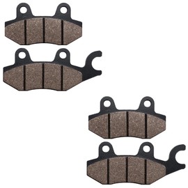Cyleto Front Rear Brake Pads for Kawasaki Ninja 400 250R 300 EX250 EX300 EX400 2008-2023 W175 2018-2019 Z250SL 2014-2018 Z400 KLR650 Eliminator 125 W800