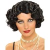 Forum Flapper Wig, Black, One Size