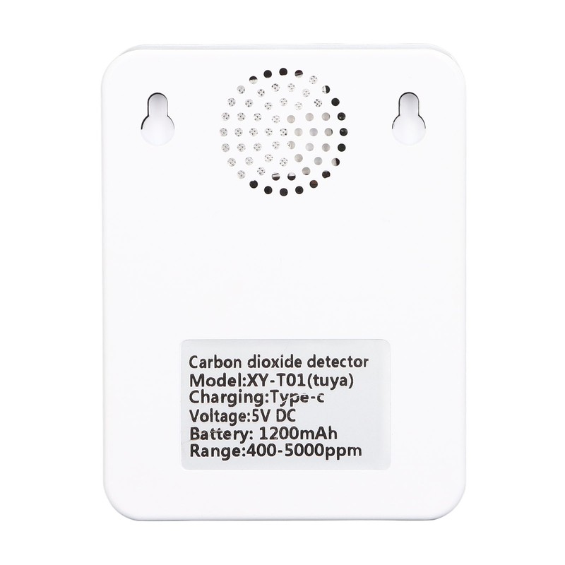 CO2 Detector Portable Battery Operated Temperature Humidity Meter Air Quality