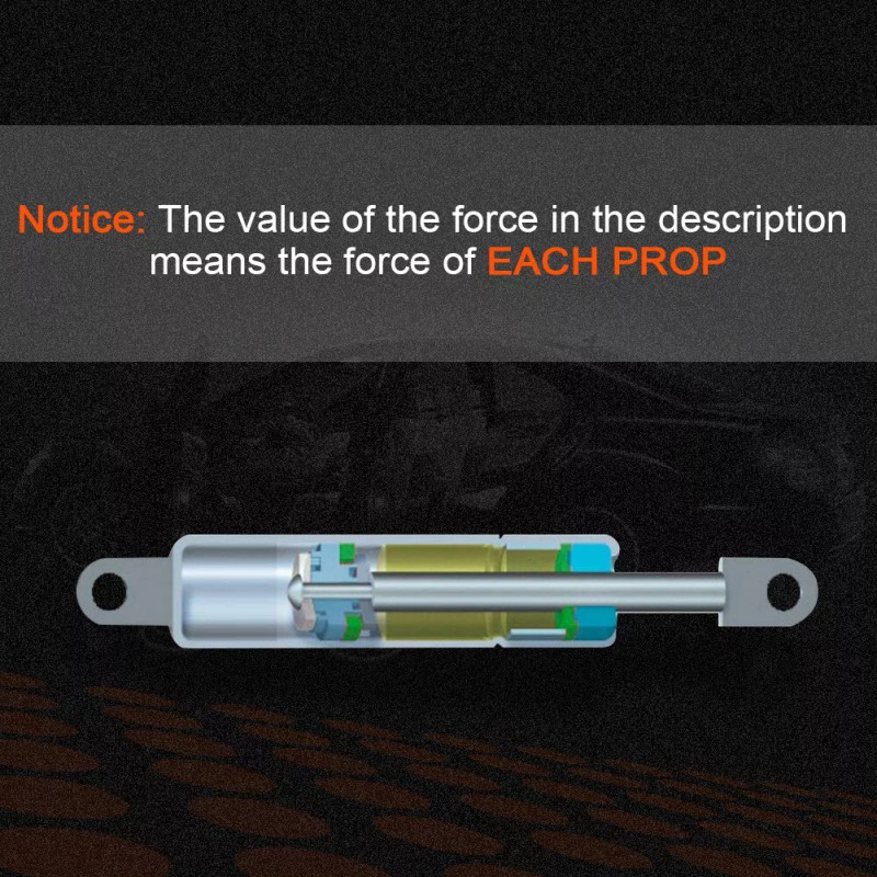 BOXI 2 Front Hood Lift Supports Shock Spring For Lincoln