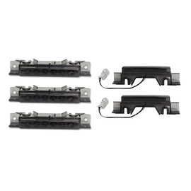 MNMSYH 5pcs Smoked Lens Cab Roof Marker Lights -up/Truck Bulbs 2003-2020 for Volvo for VN 2004 for VNL 2003-2020 12V-24V DC Smooth Cold White-Light RB-245BW