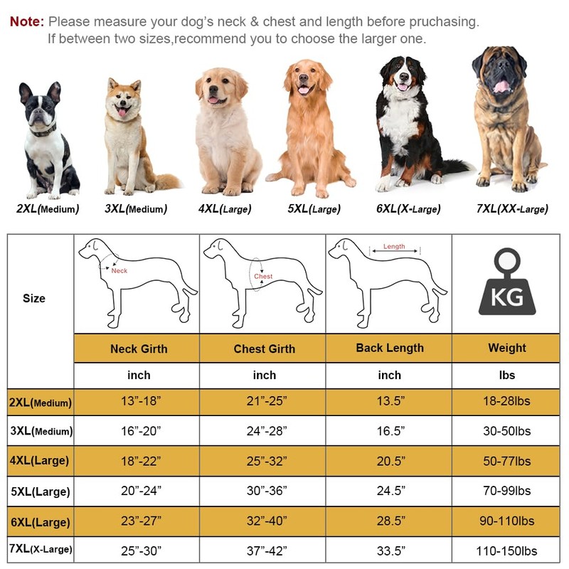 KOOGAL Pet Pajamas for Large Dogs,Extra Large Stretch, Suitable for