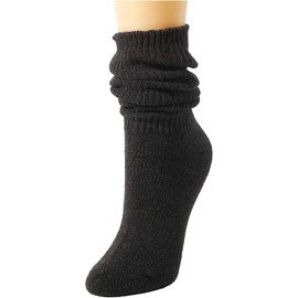 sockfun Novelty Slouch Socks For Women Girls, Scrunch Socks Women, Cotton Long High Tube Socks Black