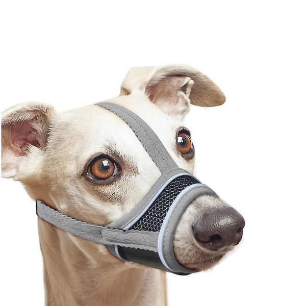 New Dog Muzzle, Breathable Drinkable Mesh Muzzle for Dogs,Anti Biting