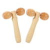 Healvian 4pcs Wooden Massage Roller for Full Body Relaxation Handheld