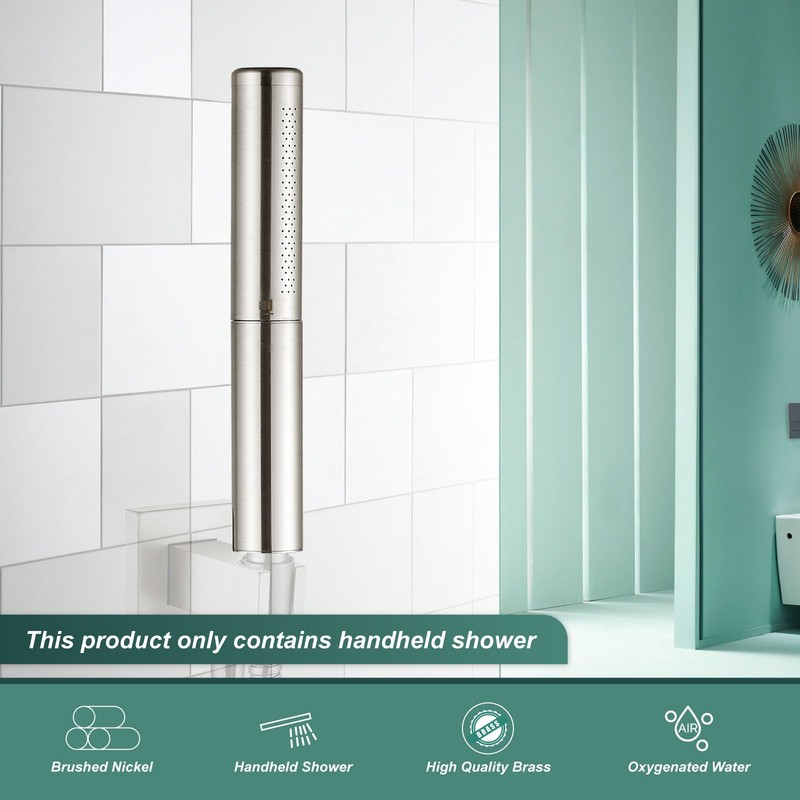 Heyalan Hand Held Shower Wand, High Pressure Handheld Head with