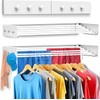 Homexa Wall Mounted Drying Racks for Laundry (31.5 Inches Wide)