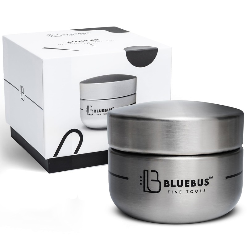 Blue Bus BUNKER Stash Jar Smell Proof Container (160ml) Stainless-Steel
