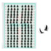 Manga Eyelash Clusters, Natural Eyelash Clusters, 128 Pieces, Wispy Fairy