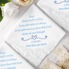 PACGOTH Wedding Handkerchiefs Mother Father of the Bride Gifts, Mother