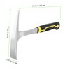 2 Pack 30oz Weeding Mattock Hoe, Small Rock Pick Axe