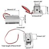 Bonsicoky DC 6V 1.5A Electromagnetic Solenoid Lock, Mini Slim Electric