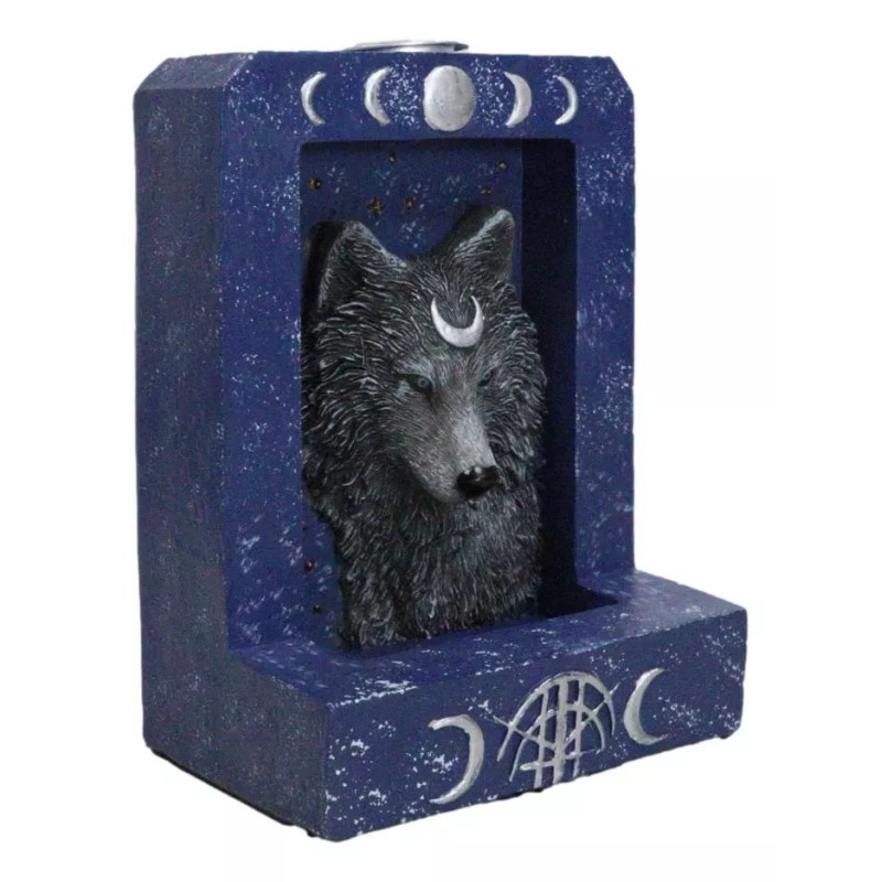 Phases Of The Moon Alpha Black Wolf With Crescent Mark