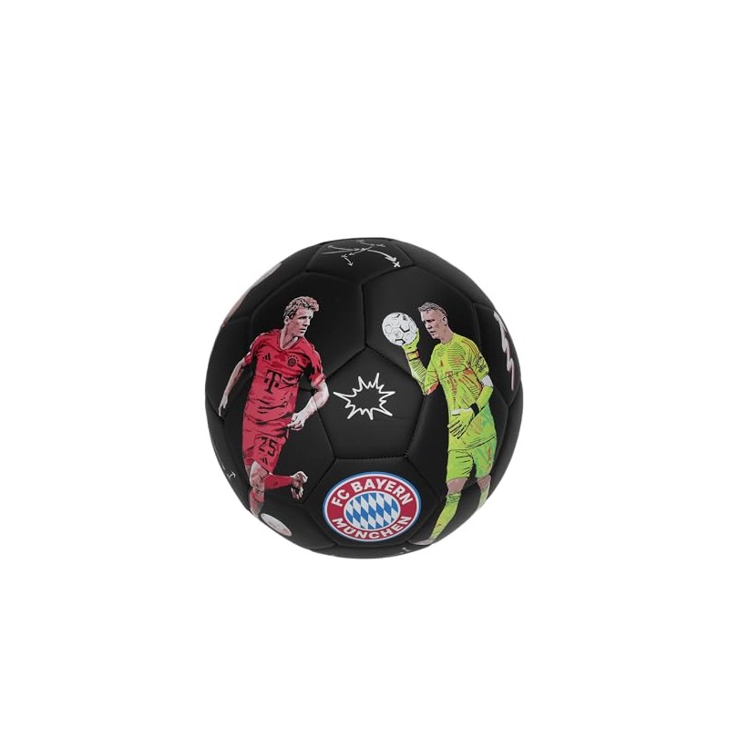 FC Bayern München I Ball, Football Player 2024-25, Black, Size