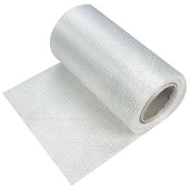 Fiberglass Mesh Cloth Roll Woven Roving for Pipe Wrap Around Pool Automotive Car Boat Surfboard Tub Shower Repair Density 10x10 (Size:0.22 * 40m)