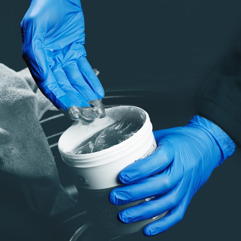 UNIGLOVES PRO.TECT Max 9N, Blue Nitrile Gloves, Box of 100,