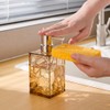 2 Pack Clear Brown Rust Proof Soap Dispenser, Acrylic Plastic