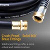 Guitrees 75FT 5/8 Heavy Duty Rubber Garden Hose - 200psi