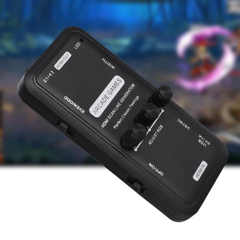 Portable HDMI Video Image Scan Line Generator for ARCADE GAMES