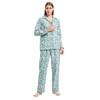 GLOBAL Women's Flannel Pajamas Set 100% Cotton PJs for Women