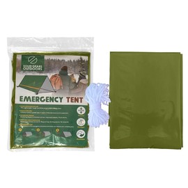 Soild Gears Outdoors Tent Emergency Survival Shelter – 1 Person Emergency Tent – Use As Survival Tent, Emergency Shelter, Tube Tent, Survival Tarp (Green)