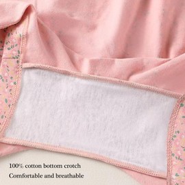 Ogvfunv 4pcs 100% Cotton Boxers for Women, Underwear for Elderly Women Loose Soft Shorts Full Coverage Boxer Briefs,Multi colored,5XL