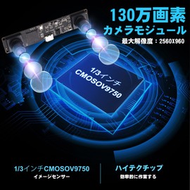 ELP HD USB Camera Dual Lens High Speed 60fps Webcam Small Wide Angle USB Camera Module 3D Stereo Sync 1.3 Megapixel Webcam Board 90 Degree Distortion Free Lens PC Camera UVC USB2.0 Web Conference