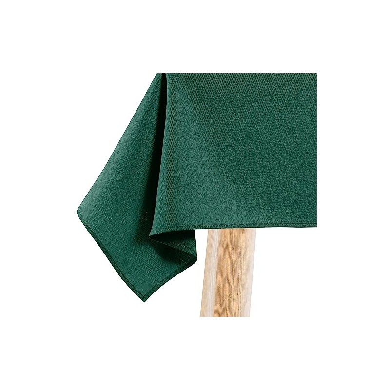 Filumi Tablecloth 110 x 180 cm Dark Green Washable for
