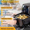 TeamFar Square Air Fryer Rack, 7.72" Stainless Steel Stackable Air