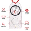 Orientation Compass, Compass and Whistle Hiking Navigation Compass, Portable Compass