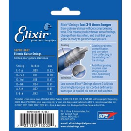 erikusa- Electric Guitar Strings Extra Light 09 – 42 X 12002 in Pack Set of 3 12002 – 3P