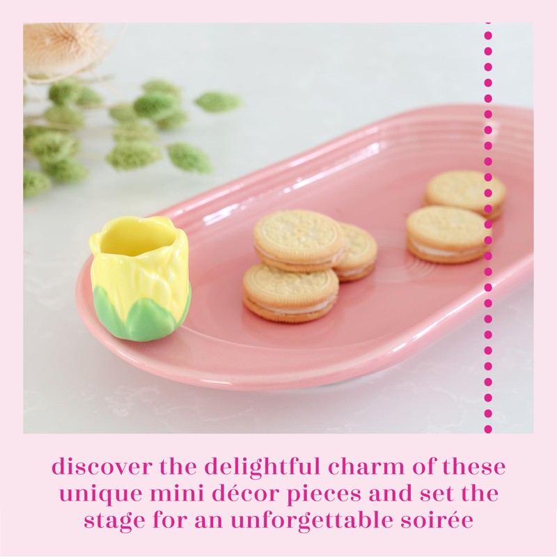 New Nora Fleming Tiptoe Through The Yellow Tulips Mini A180