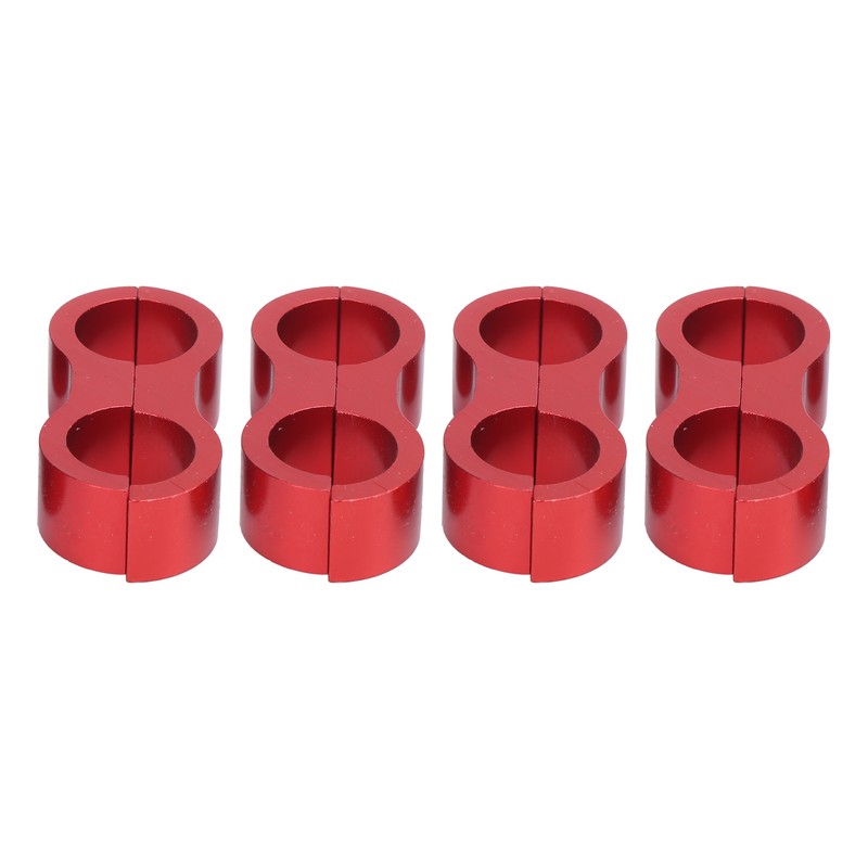 4PCS Hose Separator AN8 Automobile Oil Pipes Fixing Adapter Aluminum