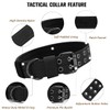 Periflowin Tactical Dog Collar Military Adjustable Dog Collars Soft Nylon