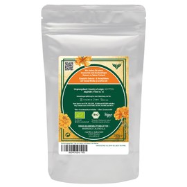 Azafran Organic Marigold Blossom Tea Loose, Dried Calendula Petals, Marigold Tea 250 g