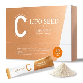 【製薬会社と共同開発】LIPOSEED（ リポシード ） リポソーム 高濃度ビタミンC 非加熱処方 サプリメント 1000mg 配合 レモン味 粉末 30包